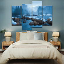 Load image into Gallery viewer, Ice In The Lake Melts Wall Decoration Art