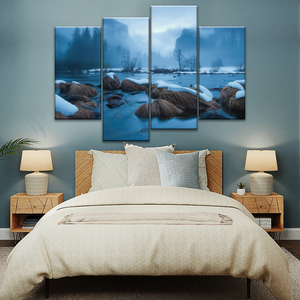 Ice In The Lake Melts Wall Decoration Art