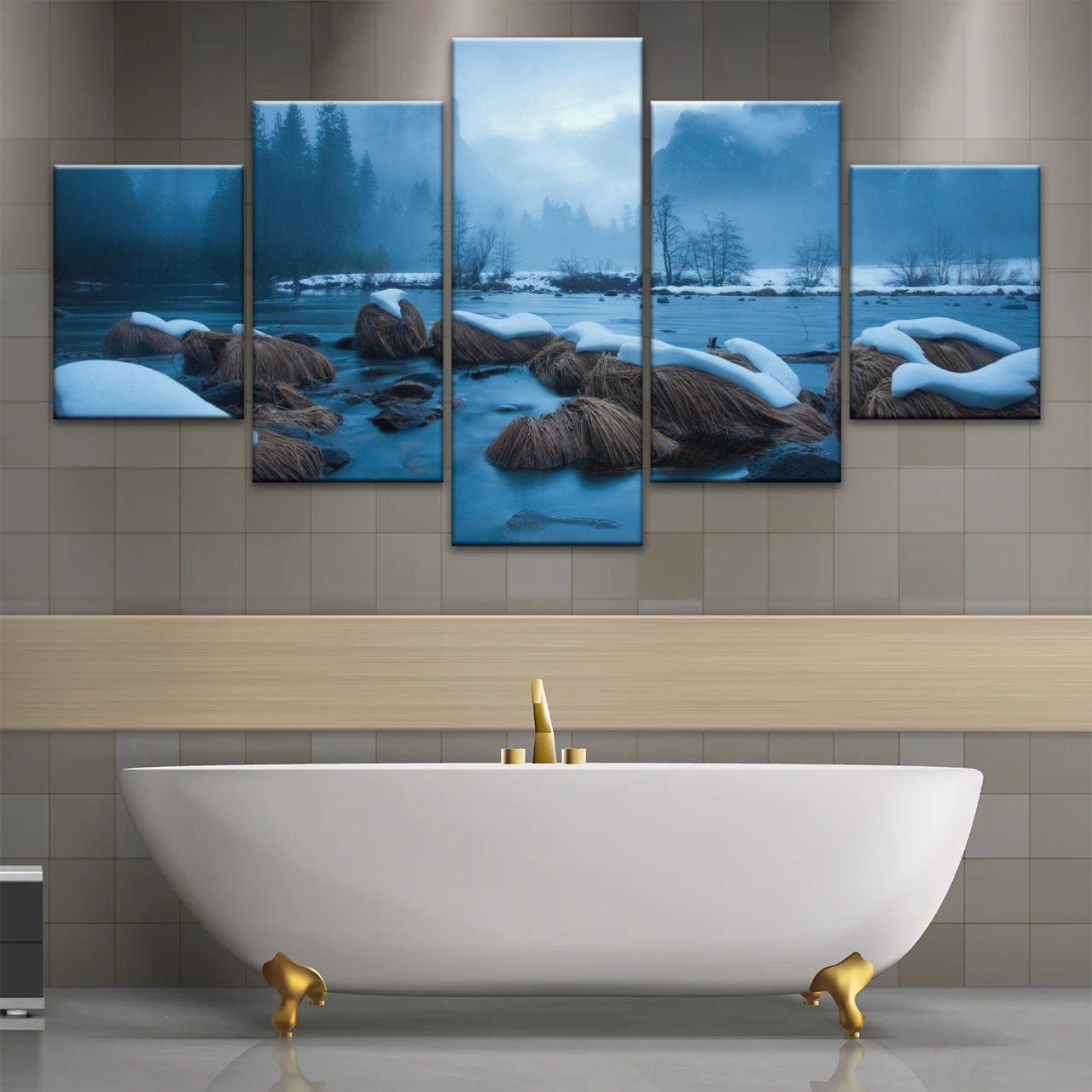 Ice In The Lake Melts Wall Decoration Art