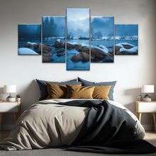 Load image into Gallery viewer, Ice In The Lake Melts Wall Decoration Art