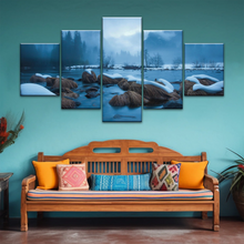 Load image into Gallery viewer, Ice In The Lake Melts Wall Decoration Art