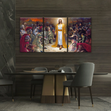 Load image into Gallery viewer, Jesus Christ Soldiers Praying Before The Lord For The Sins Committed Canvas Prints