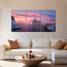 Load image into Gallery viewer, Lofoten Norway The Fishing Village Of Reine At Dusk Wall Art