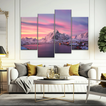 Load image into Gallery viewer, Lofoten Norway The Fishing Village Of Reine At Dusk Wall Art