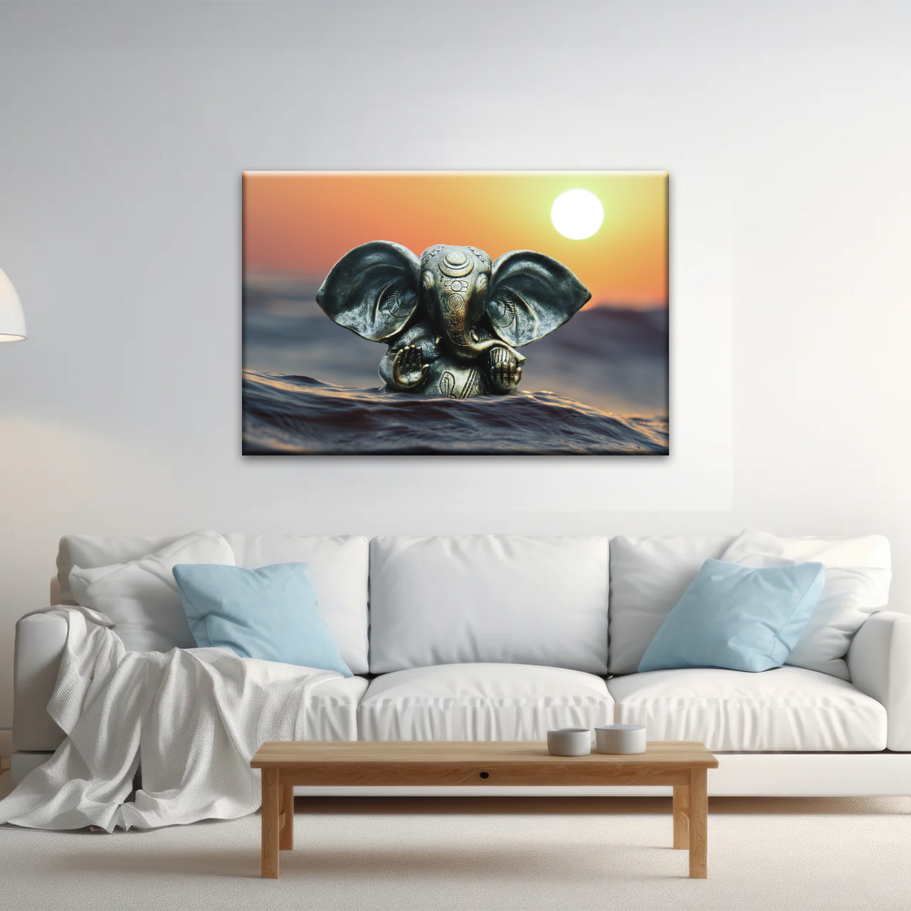 Hindu God Lord Ganesha Wall Art Home Decor