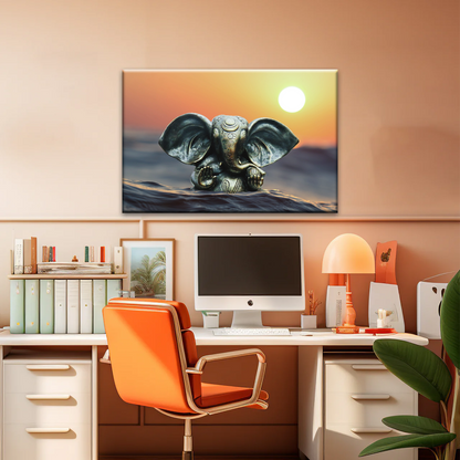 Hindu God Lord Ganesha Wall Art Home Decor