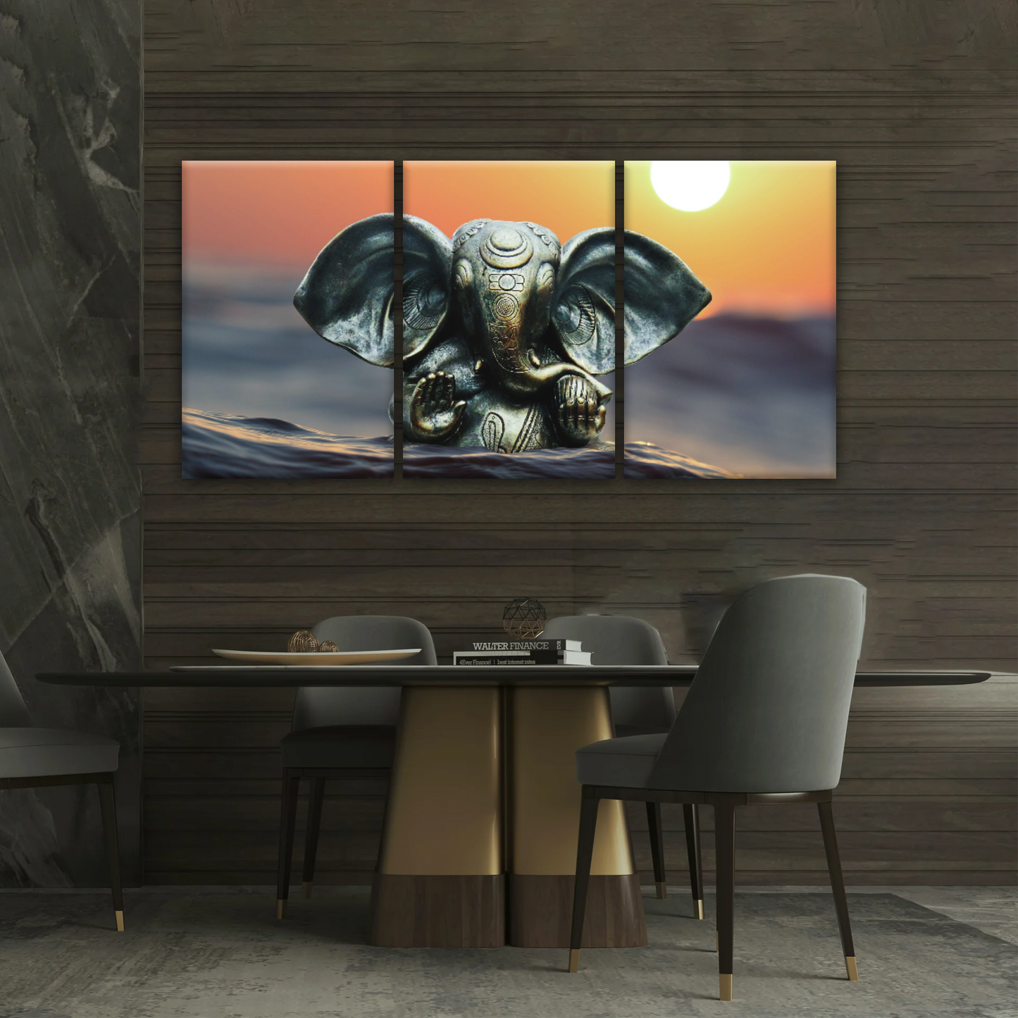 Hindu God Lord Ganesha Wall Art Home Decor