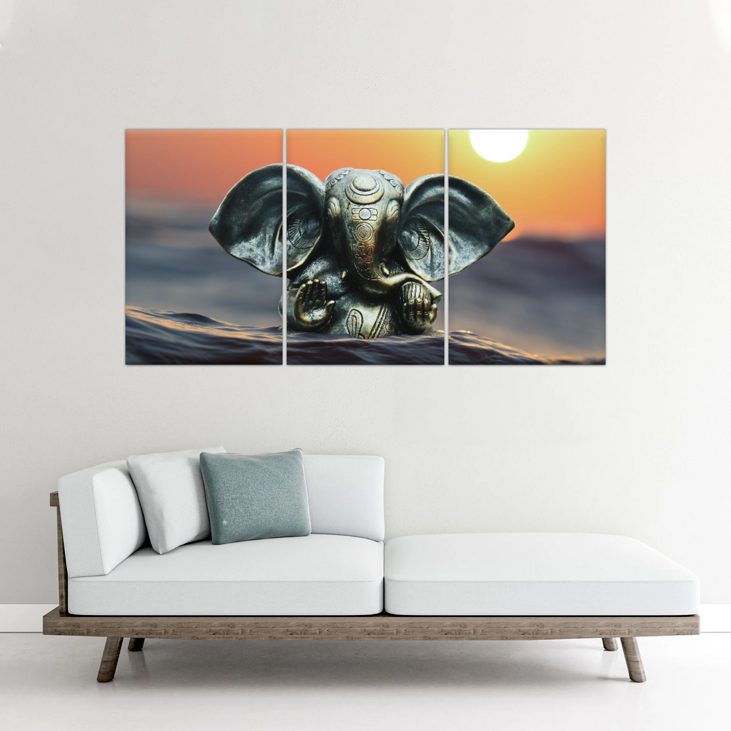 Hindu God Lord Ganesha Wall Art Home Decor