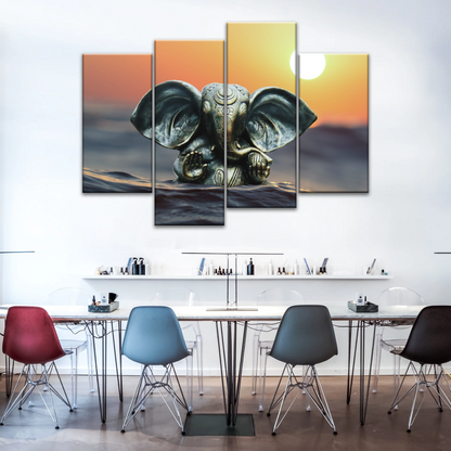 Hindu God Lord Ganesha Wall Art Home Decor