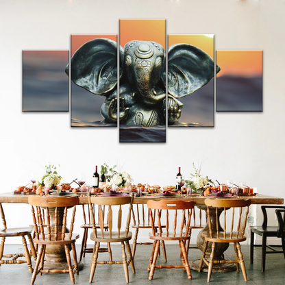 Hindu God Lord Ganesha Wall Art Home Decor