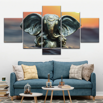 Hindu God Lord Ganesha Wall Art Home Decor
