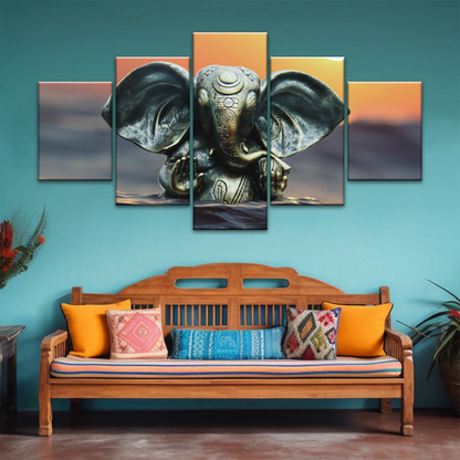 Hindu God Lord Ganesha Wall Art Home Decor
