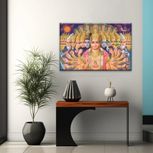 Load image into Gallery viewer, Lord Vishnu And The 10 Avatars Prints On Canvas Art