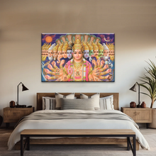 Load image into Gallery viewer, Lord Vishnu And The 10 Avatars Prints On Canvas Art