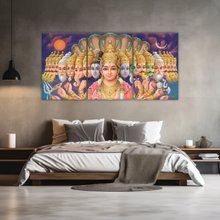 Load image into Gallery viewer, Lord Vishnu And The 10 Avatars Prints On Canvas Art