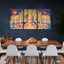 Load image into Gallery viewer, Lord Vishnu And The 10 Avatars Prints On Canvas Art