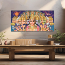 Load image into Gallery viewer, Lord Vishnu And The 10 Avatars Prints On Canvas Art