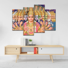 Load image into Gallery viewer, Lord Vishnu And The 10 Avatars Prints On Canvas Art