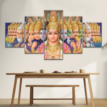 Load image into Gallery viewer, Lord Vishnu And The 10 Avatars Prints On Canvas Art