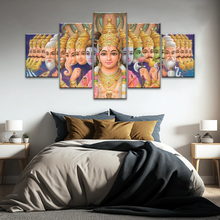 Load image into Gallery viewer, Lord Vishnu And The 10 Avatars Prints On Canvas Art