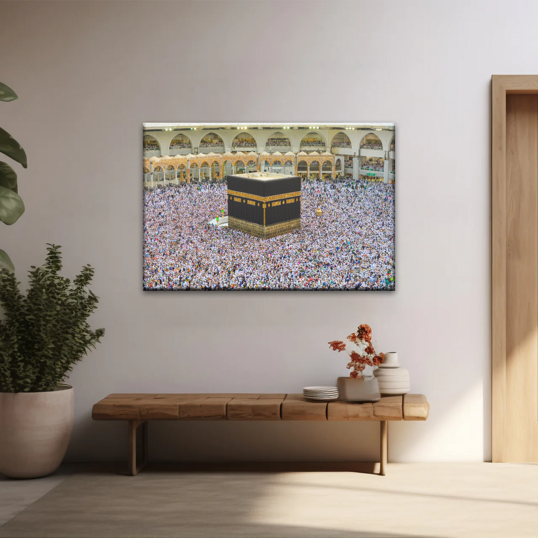 Kaaba Mecca-Muslim Islam Religion Masjid Canvas Prints Wall Art
