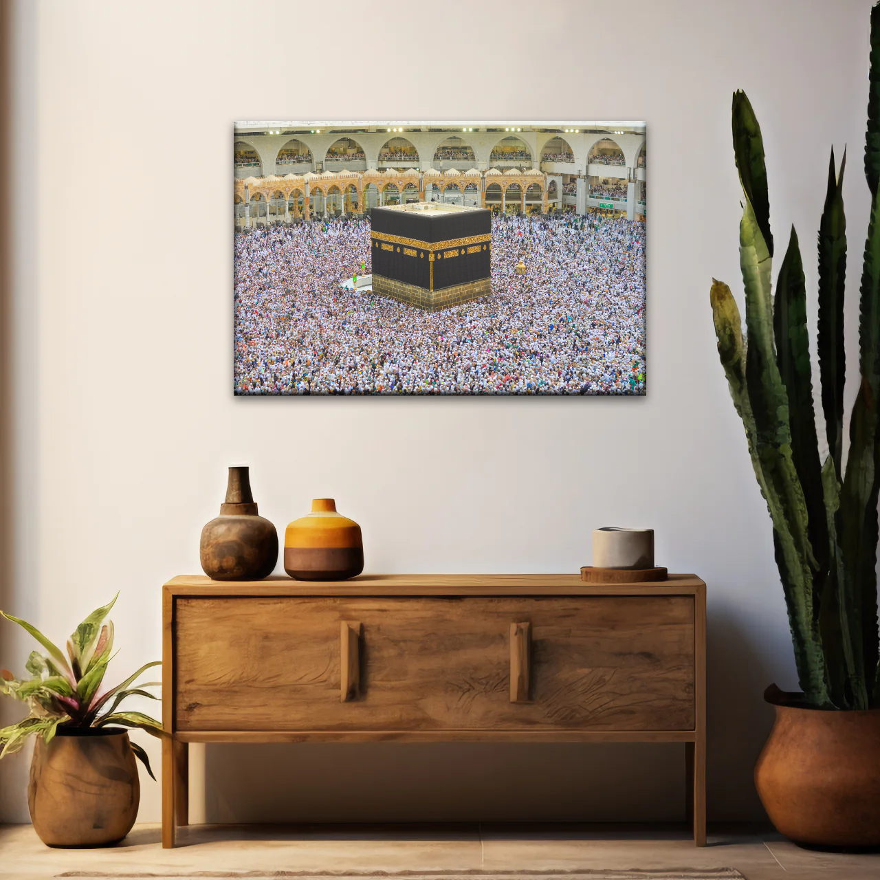 Kaaba Mecca-Muslim Islam Religion Masjid Canvas Prints Wall Art