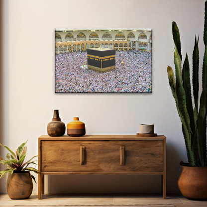 Kaaba Mecca-Muslim Islam Religion Masjid Canvas Prints Wall Art
