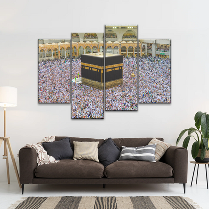 Kaaba Mecca-Muslim Islam Religion Masjid Canvas Prints Wall Art