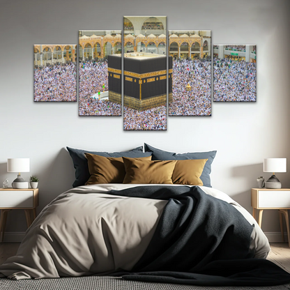Kaaba Mecca-Muslim Islam Religion Masjid Canvas Prints Wall Art