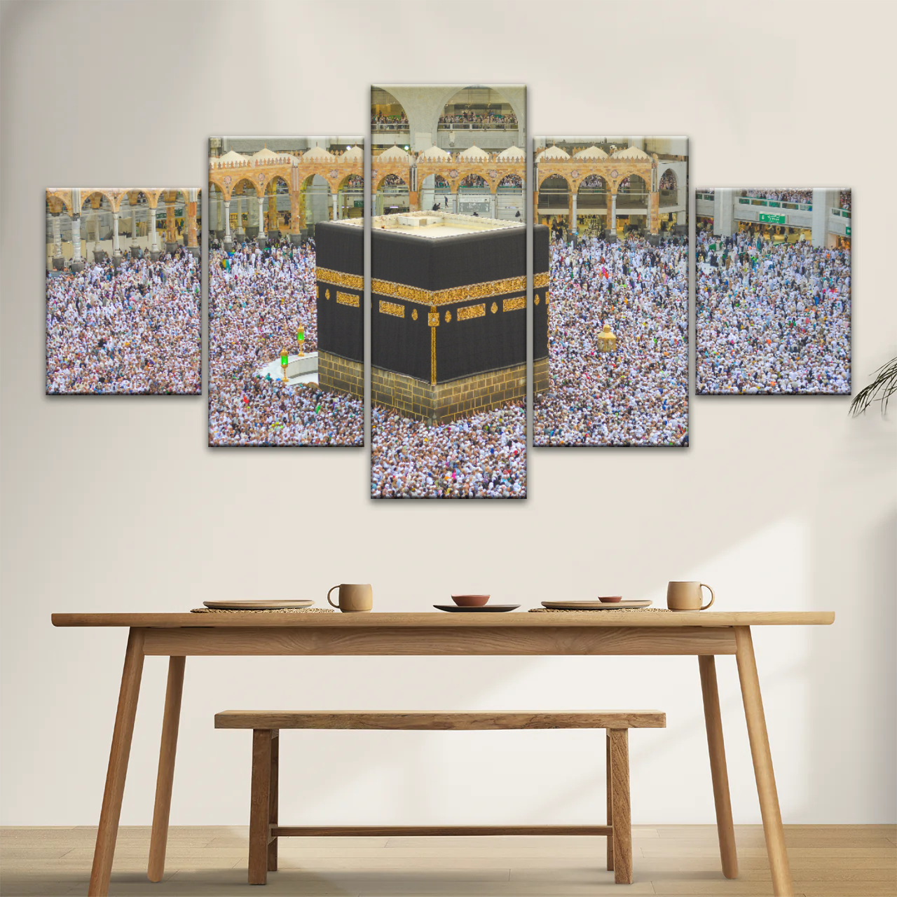Kaaba Mecca-Muslim Islam Religion Masjid Canvas Prints Wall Art