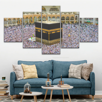 Kaaba Mecca-Muslim Islam Religion Masjid Canvas Prints Wall Art