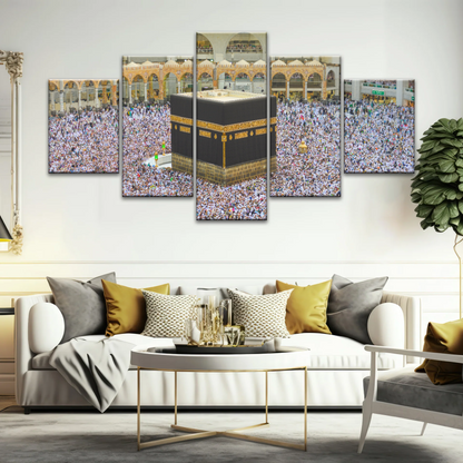 Kaaba Mecca-Muslim Islam Religion Masjid Canvas Prints Wall Art