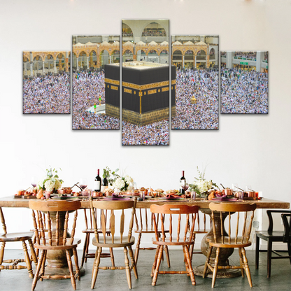 Kaaba Mecca-Muslim Islam Religion Masjid Canvas Prints Wall Art
