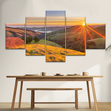 Load image into Gallery viewer, Mountain During Sunrise Canvas Printed Photos