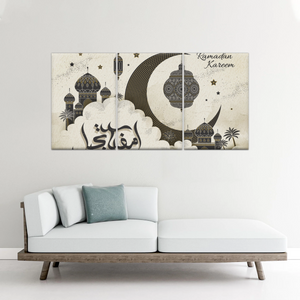 Religious Muslim Ramadan Split Canvas Prints