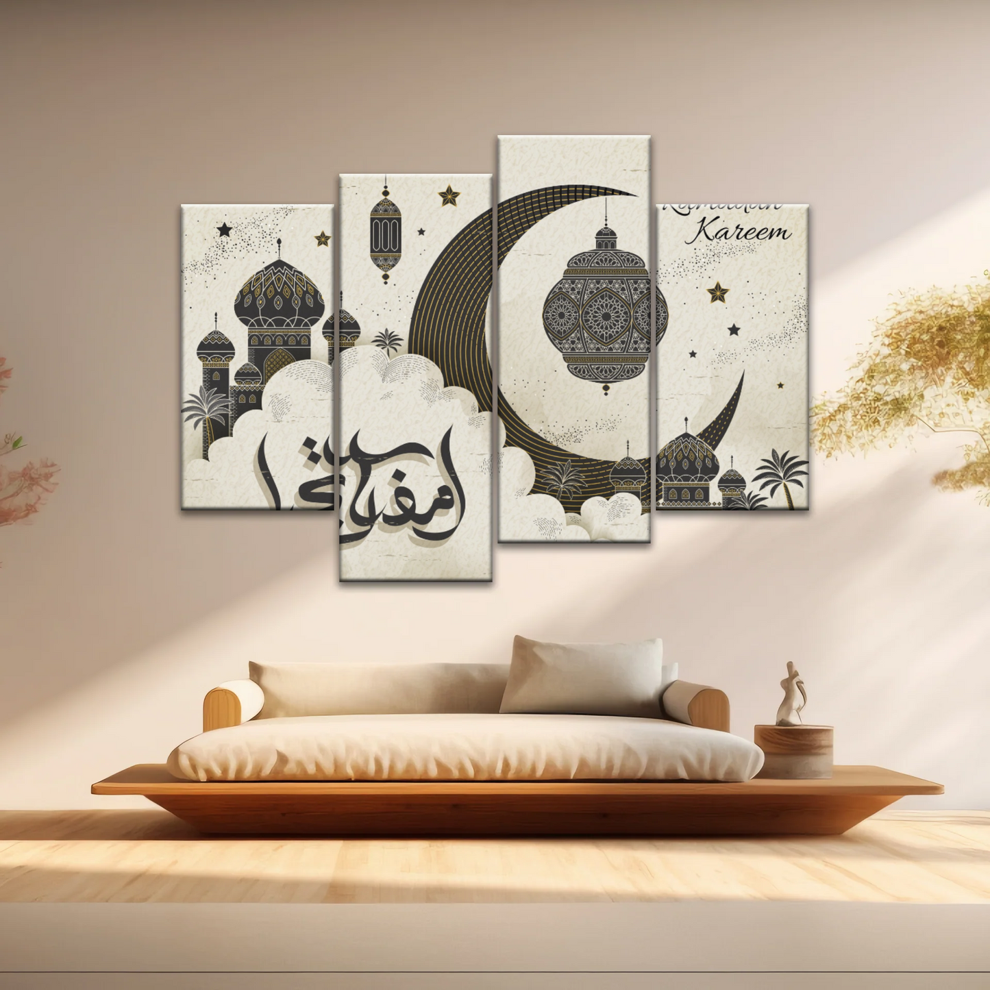 Religious Muslim Ramadan Split Canvas Prints