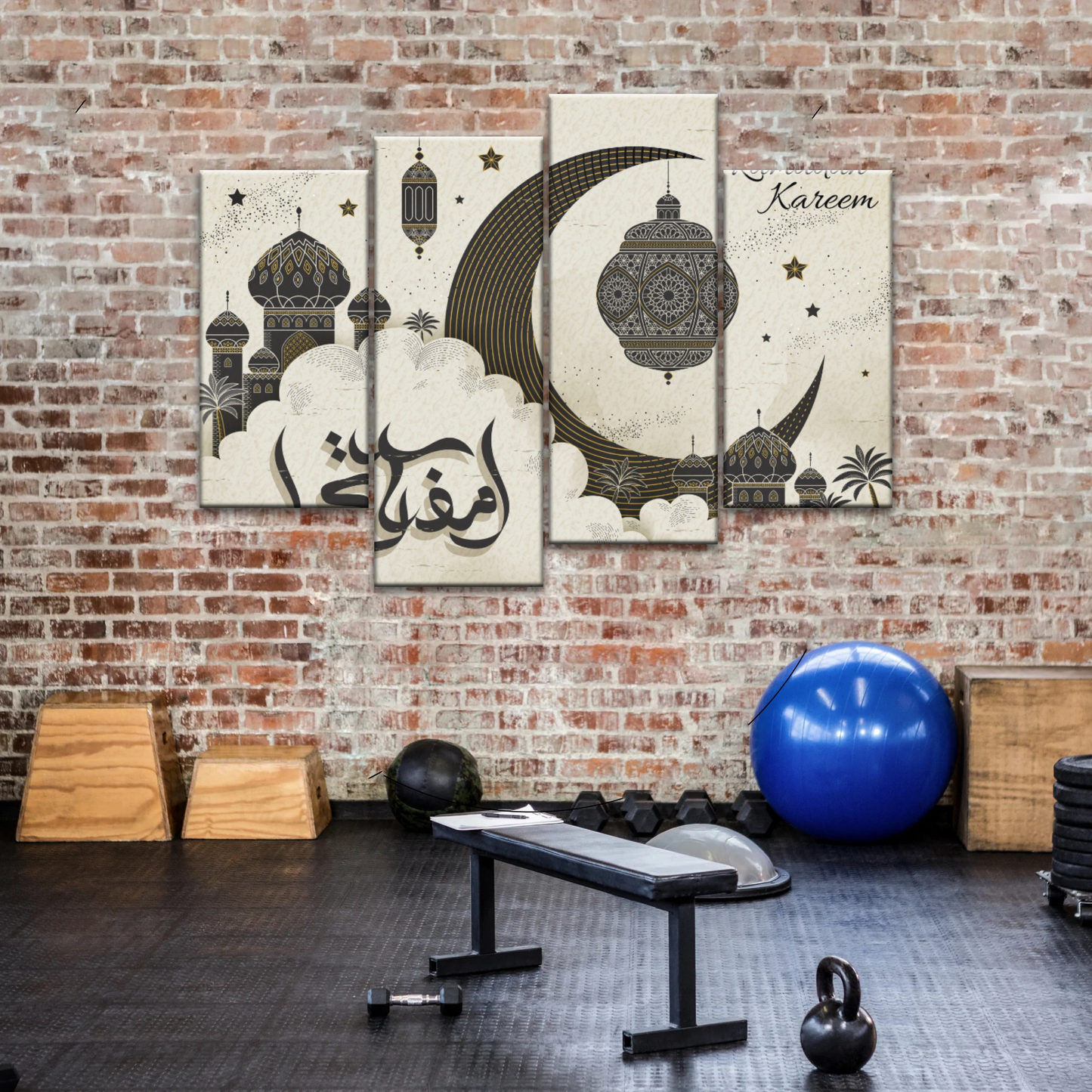 Religious Muslim Ramadan Split Canvas Prints