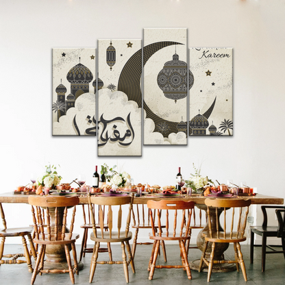 Religious Muslim Ramadan Split Canvas Prints