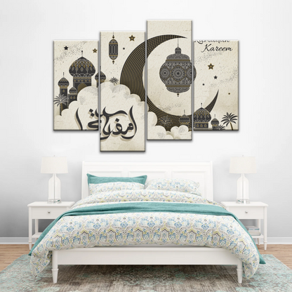 Religious Muslim Ramadan Split Canvas Prints