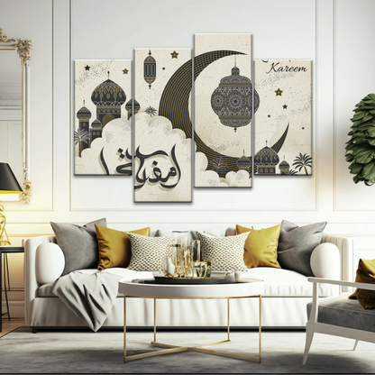 Religious Muslim Ramadan Split Canvas Prints