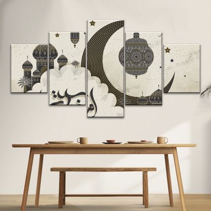 Religious Muslim Ramadan Split Canvas Prints