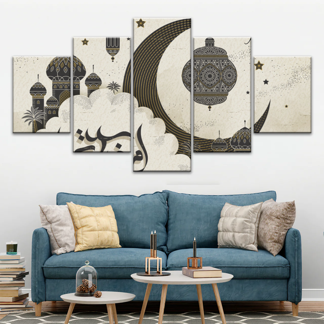 Religious Muslim Ramadan Split Canvas Prints