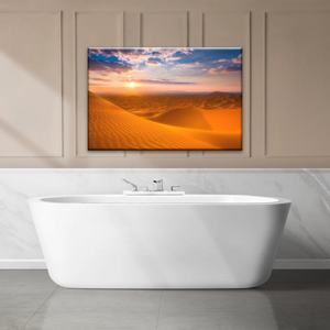 Nature Scenery - Desert Under The Golden Sunshine Canvas Wall Arts