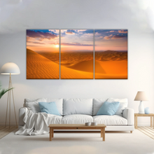 Load image into Gallery viewer, Nature Scenery - Desert Under The Golden Sunshine Canvas Wall Arts