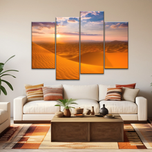 Load image into Gallery viewer, Nature Scenery - Desert Under The Golden Sunshine Canvas Wall Arts