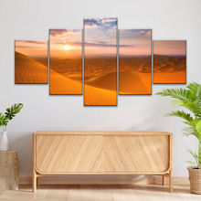 Load image into Gallery viewer, Nature Scenery - Desert Under The Golden Sunshine Canvas Wall Arts