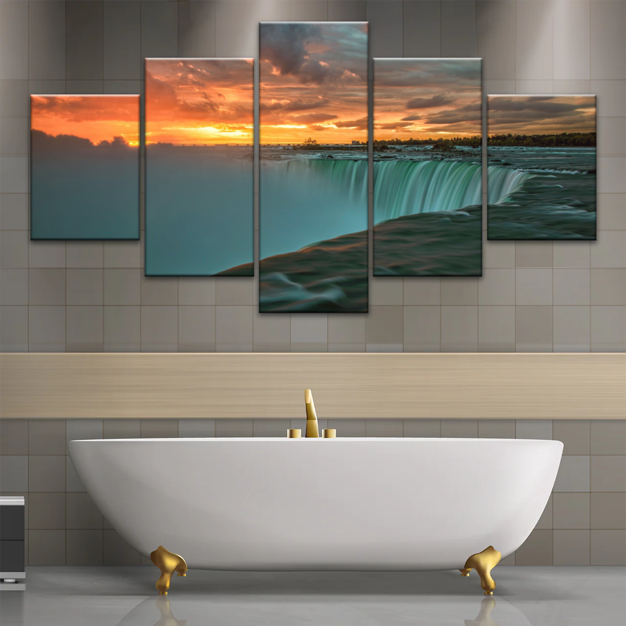 Nature Landscape Niagara Falls In Canada Canvas Prints From Photos