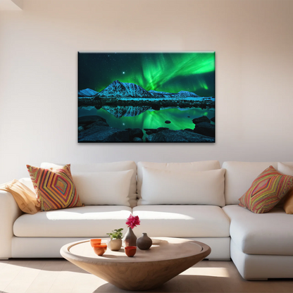 Aurora Northern Lights Canvas Prints Wall Art