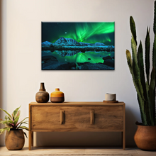Load image into Gallery viewer, Aurora Northern Lights Canvas Prints Wall Art