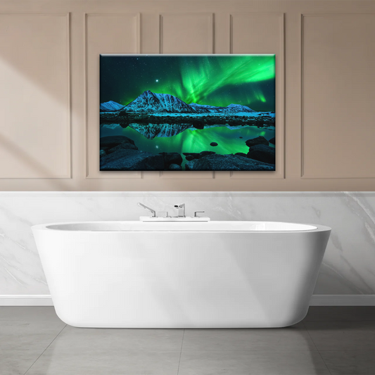 Aurora Northern Lights Canvas Prints Wall Art